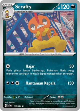 Scrafty (Black Shine 112/170)