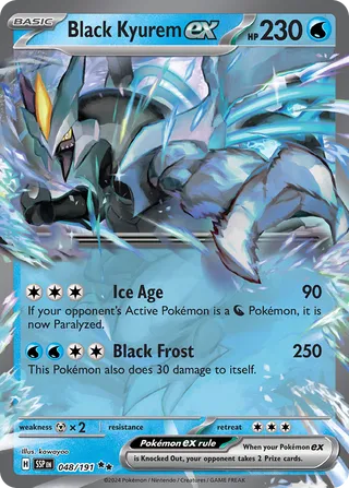 Black Kyurem ex (Surging Sparks 048/191)