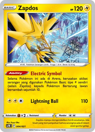 Zapdos (Miraidon ex Tactics Deck 004/021)