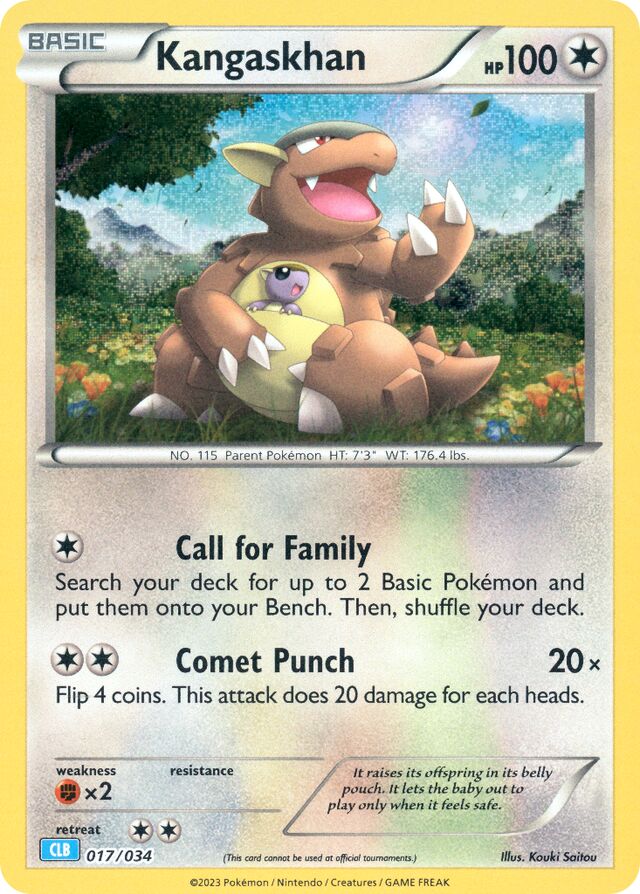 Kangaskhan Blastoise & Suicune ex Deck 017/034