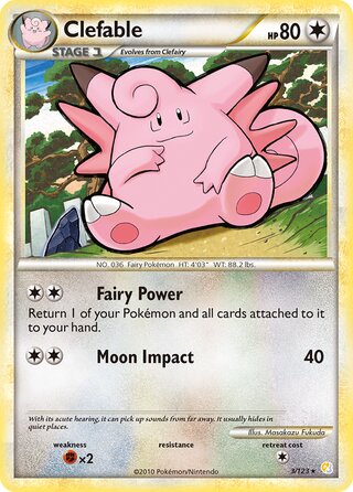 Clefable (HeartGold & SoulSilver 3/123)