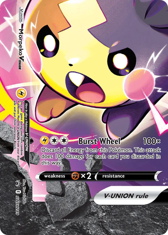 Morpeko V-UNION SWSH Black Star Promos, Pokémon