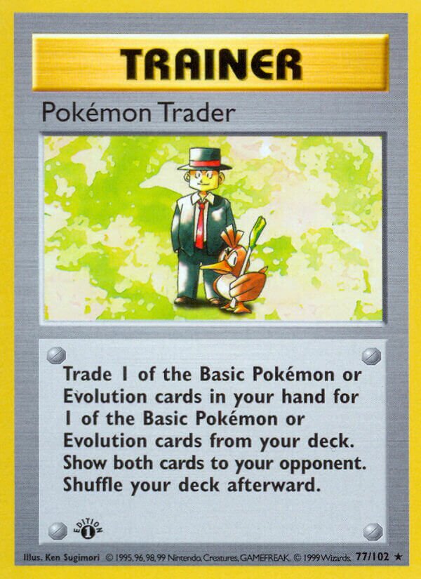 Pokémon Trader Base 77/102 Rare