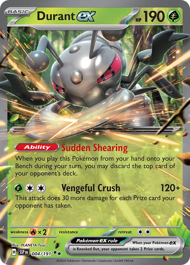 004/191 Durantex SSP Double Rare
