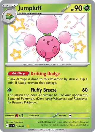 Jumpluff (Paldean Fates 098/091)