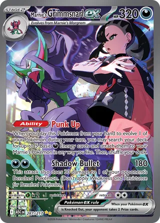 Marnie's Grimmsnarl ex (Ascended Heroes 287/217)