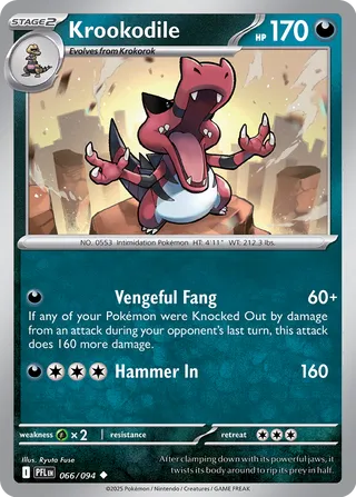 Krookodile (Phantasmal Flames 066/094)