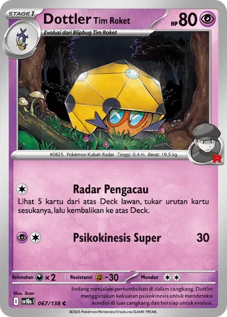 Team Rocket's Dottler (Presence of Champions 067/138)