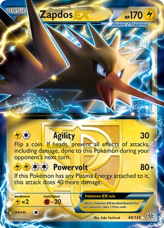 Zapdos-EX (Plasma Storm 48/135)