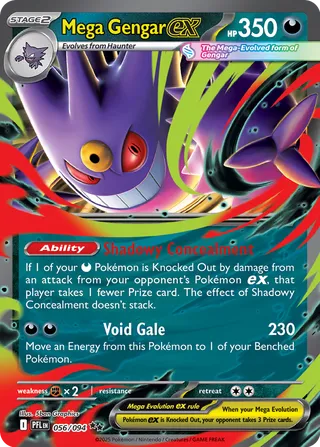 Mega Gengar ex (Phantasmal Flames 056/094)