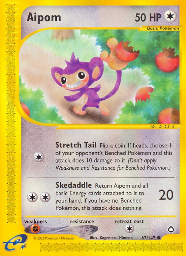 67/147 Aipom AQ Common