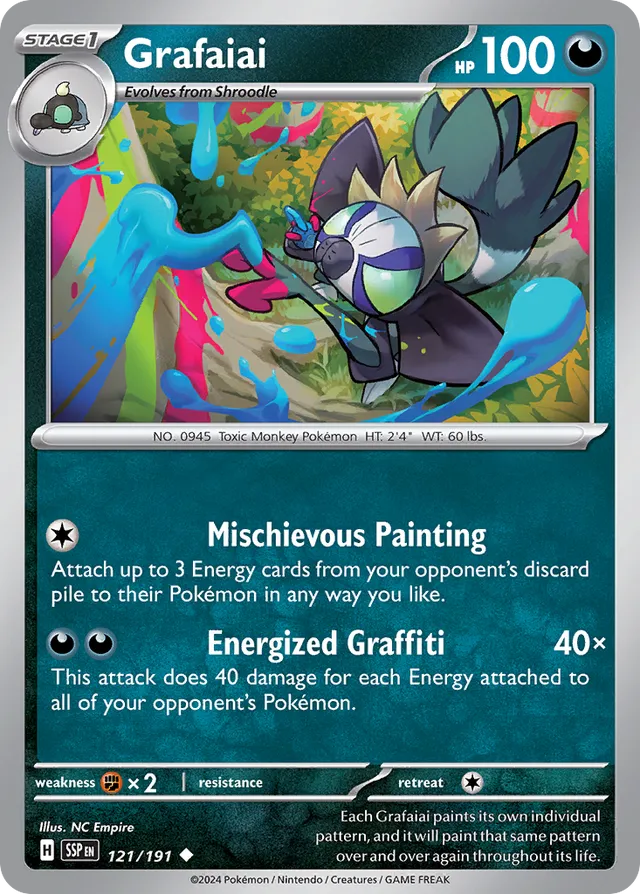 121/191 Grafaiai SSP Uncommon