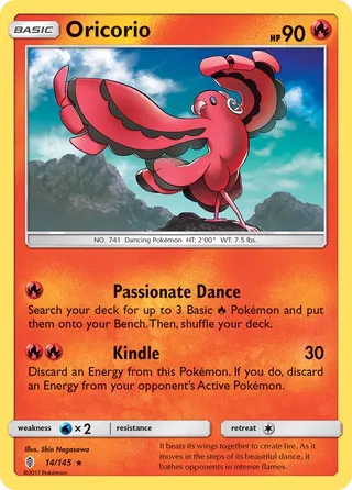 Oricorio (Guardians Rising 14/145)