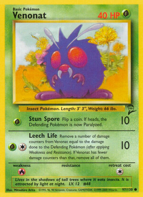 Venonat Base 2 97/130 Common