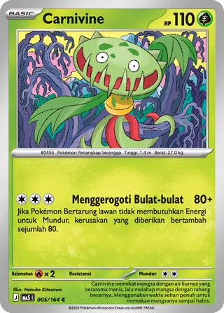 Carnivine (Shadowy Threats 005/164)
