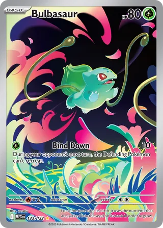 133/132 Bulbasaur MEG Illustration Rare