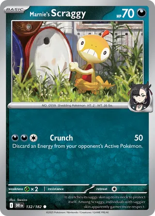 Marnie's Scraggy (Destined Rivals 132/182)