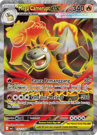 Mega Camerupt ex (Mega Evolution 152/126)