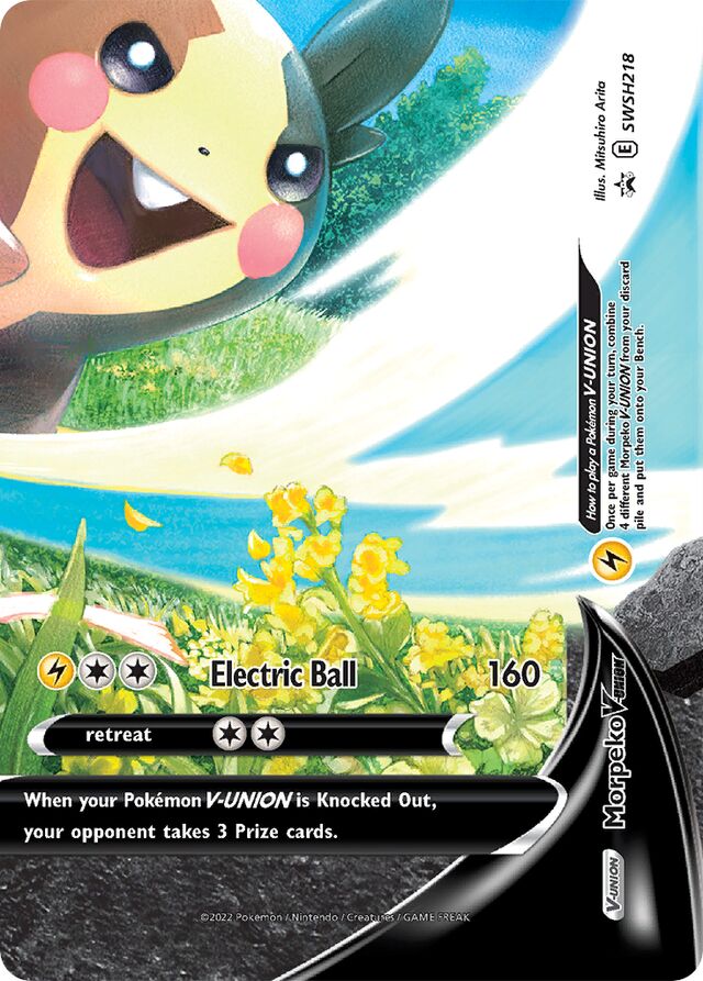 Morpeko V-UNION SWSH Black Star Promos, Pokémon