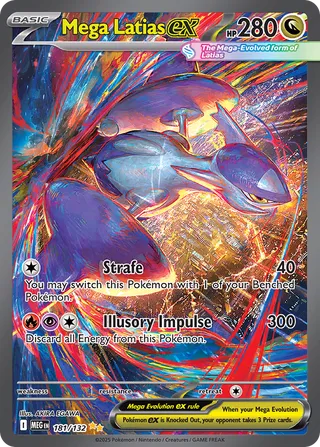 181/132 Mega Latiasex MEG Special Illustration Rare