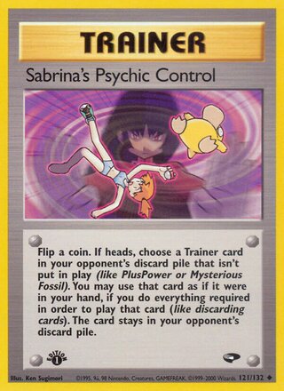 Sabrina's Psychic Control (Gym Challenge 121/132)