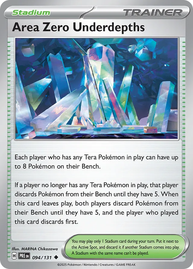 Area Zero Underdepths Prismatic Evolutions 094/131 Uncommon