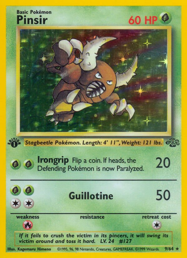 Pinsir Jungle 9/64 Rare Holo