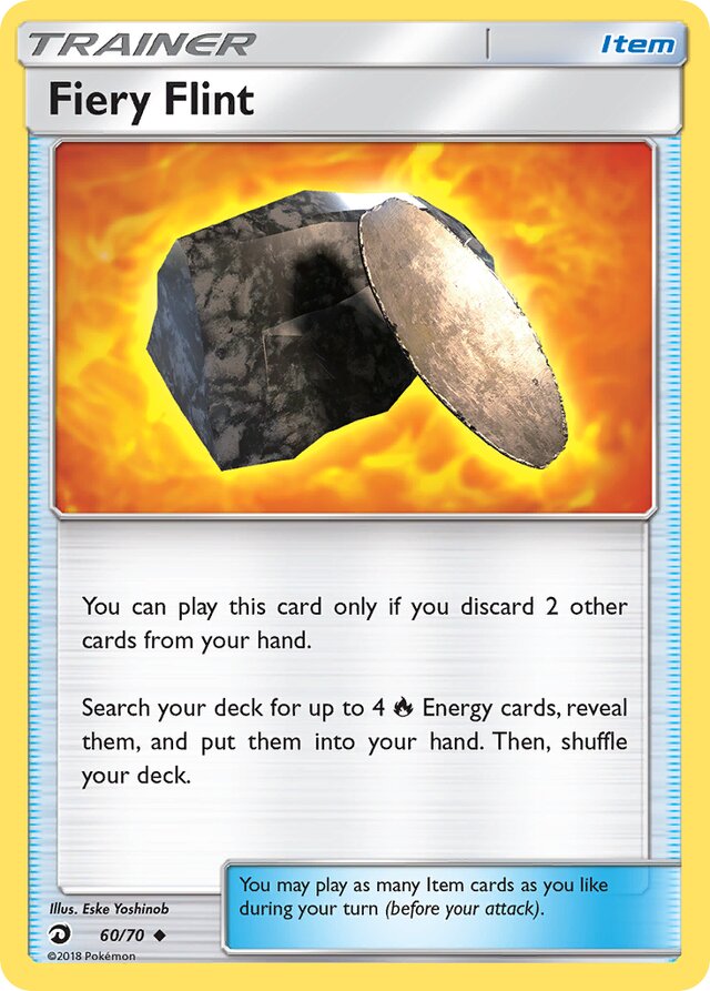 Fiery Flint Dragon Majesty 60/70 Uncommon