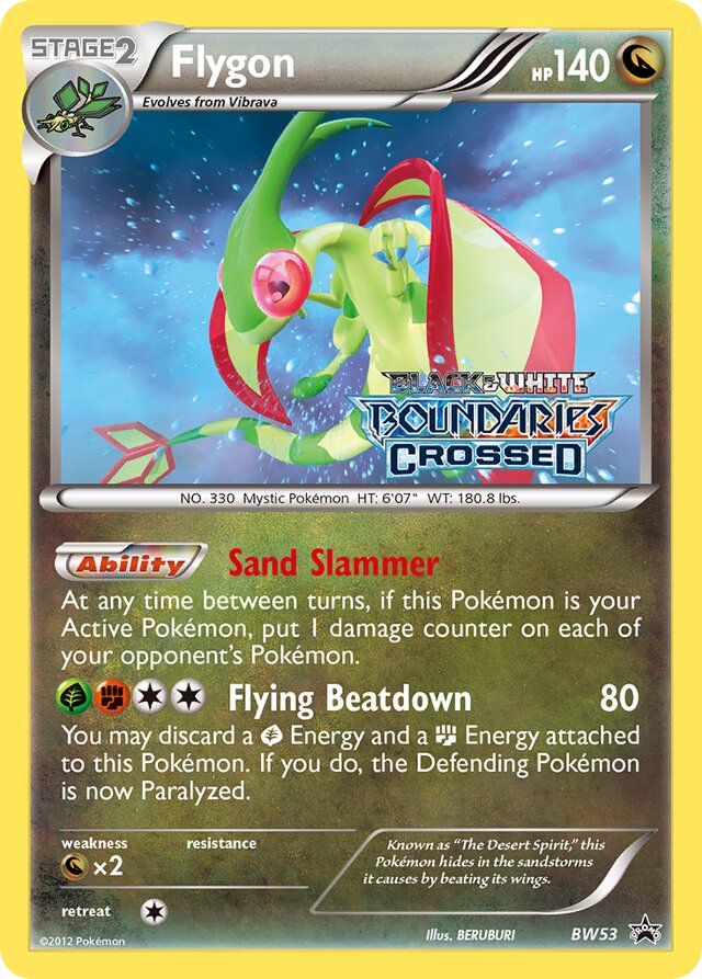 Flygon BW Black Star Promos BW53 PROMO