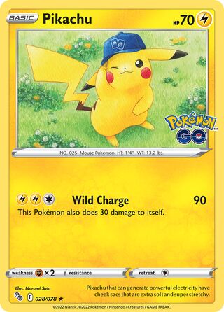 Pikachu (Pokémon GO 028/078)