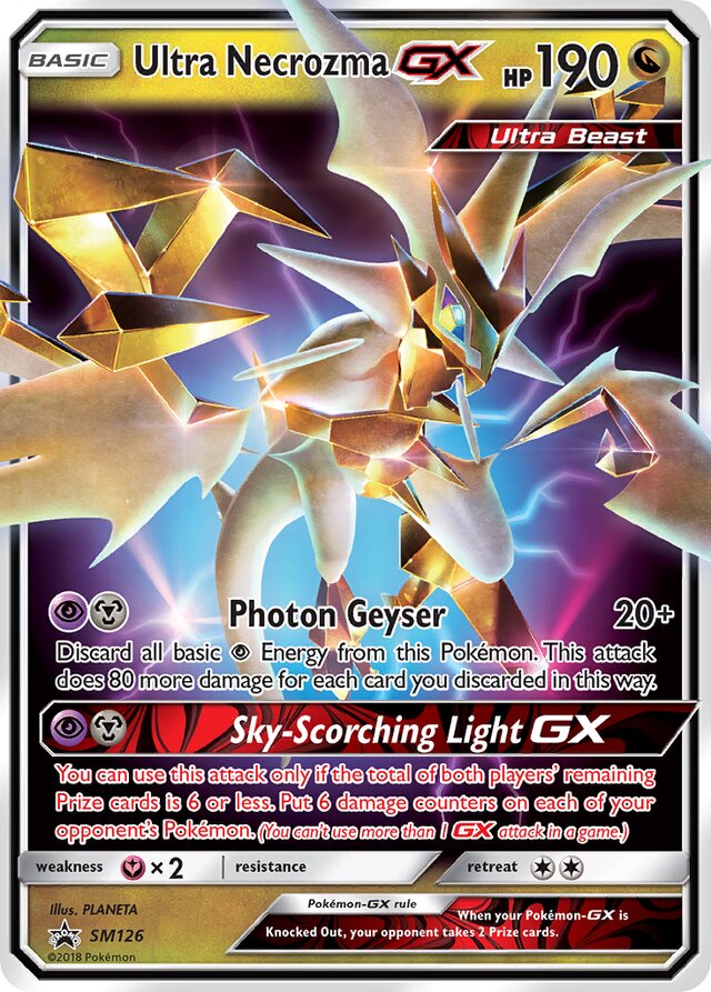 SM126 Ultra NecrozmaGX SMP PROMO