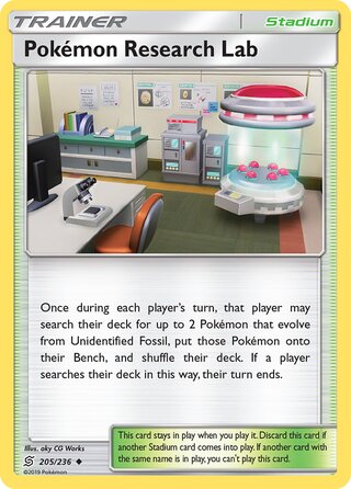 Pokémon Research Lab (Unified Minds 205/236)