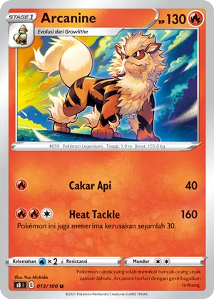 Arcanine (Fusion Arts 013/100)