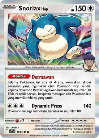 Hop's Snorlax (Bonds of Destiny 109/139)