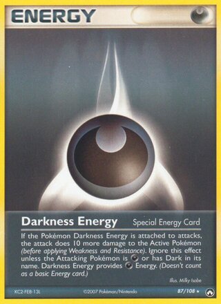Darkness Energy (EX Power Keepers 87/108)