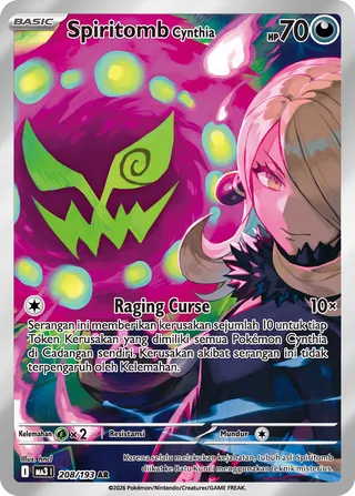 Cynthia's Spiritomb (MEGA Dream ex 208/193)