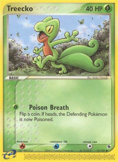 75/109 Treecko RS Common