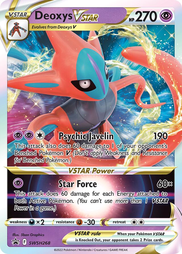 Deoxys Vstar Swsh Black Star Promos Swsh Tcg Collector