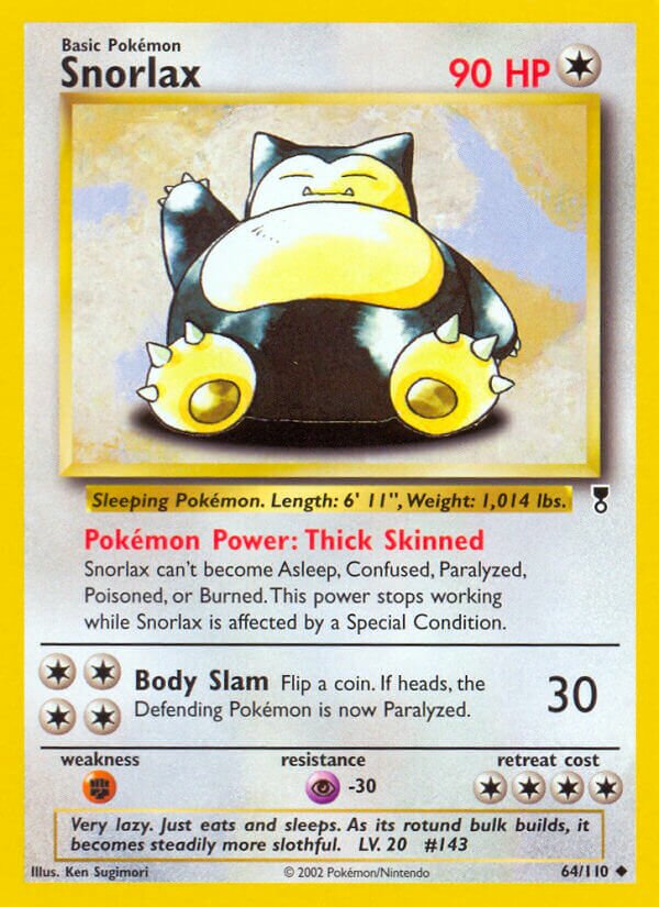 64/110 Snorlax LC Uncommon