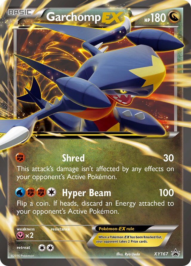 GarchompEX XY Black Star Promos XY167 PROMO
