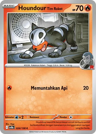 Team Rocket's Houndour (Presence of Champions 024/138)