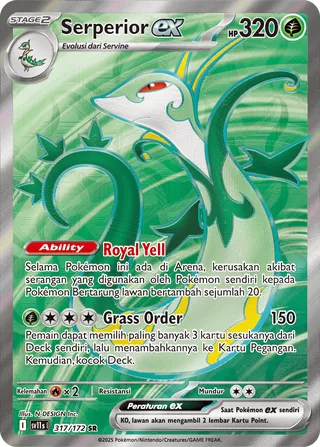 Serperior ex (Black & White 317/172)
