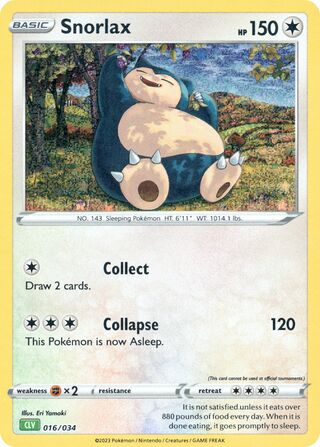 Snorlax (Pokémon TCG Classic (Venusaur) 016/034)