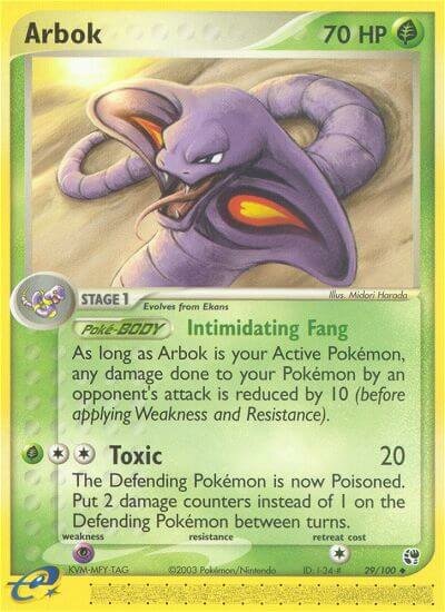 29/100 Arbok SS Uncommon
