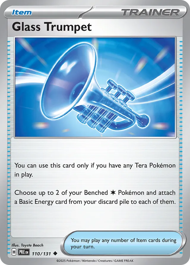 Glass Trumpet Prismatic Evolutions 110/131 Uncommon