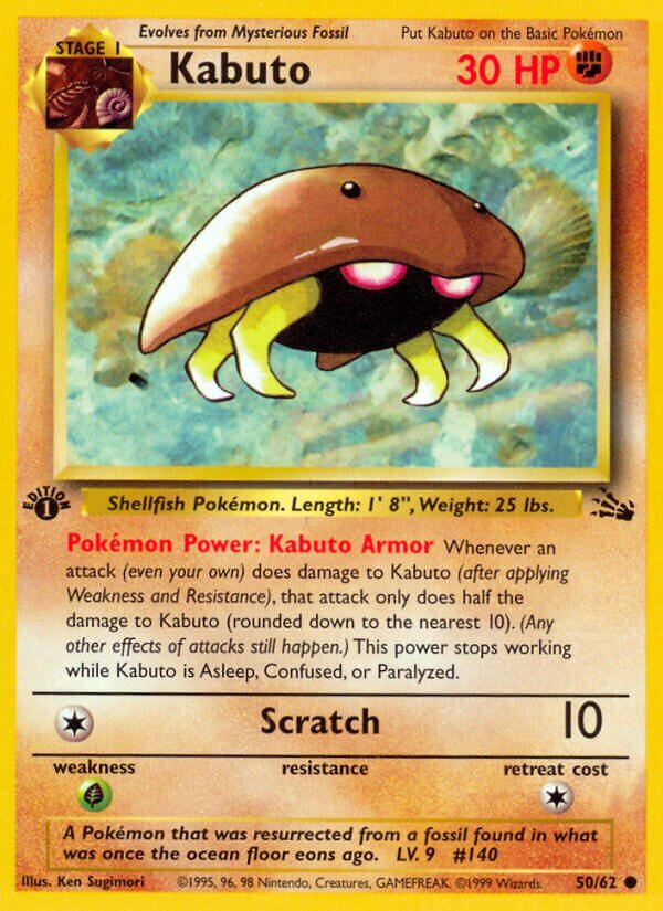 Kabuto Fossil 50/62 Common