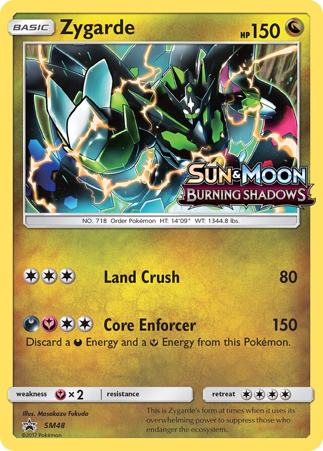 Zygarde SM Black Star Promos SM48 PROMO
