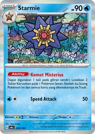 Starmie (Shiny Treasure ex 039/190)