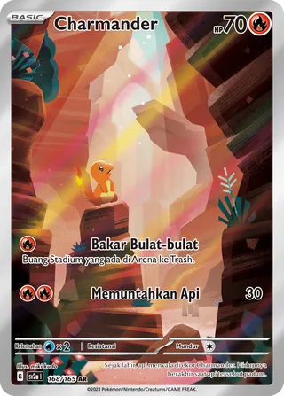 Charmander (Pokémon Card 151 168/165)