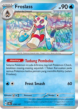 Froslass (Terastal Festival ex 038/187)